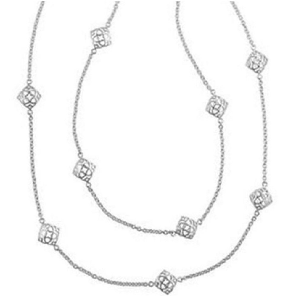 Silver Long Kendra Scott Necklace